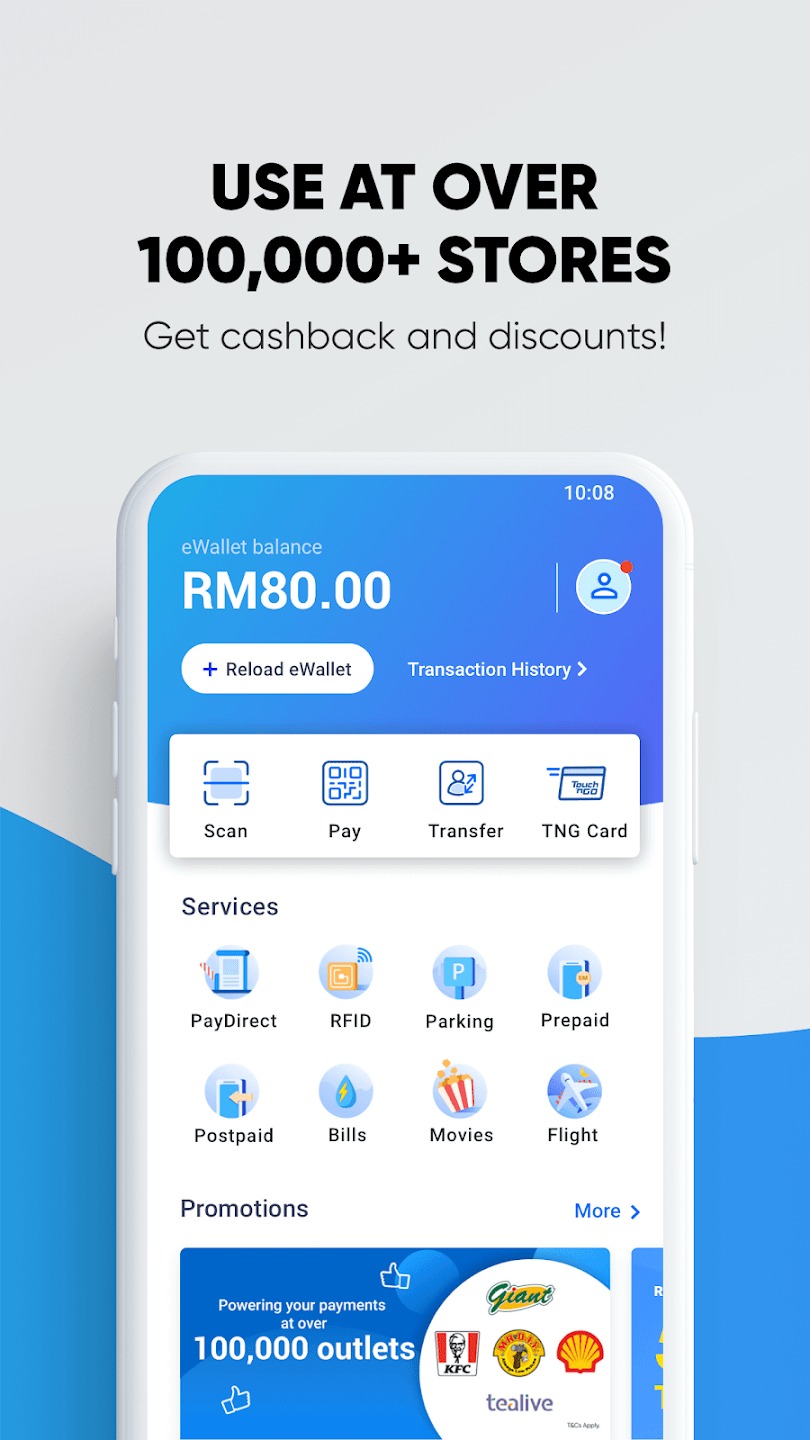 TNG eWallet app下载