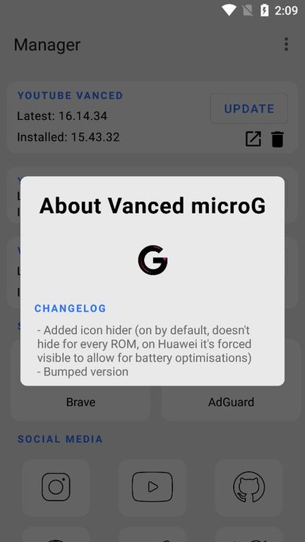 YouTubeVanced魔改版Vanced MicroG软件