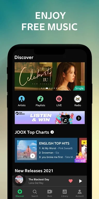 joox音乐软件最新版