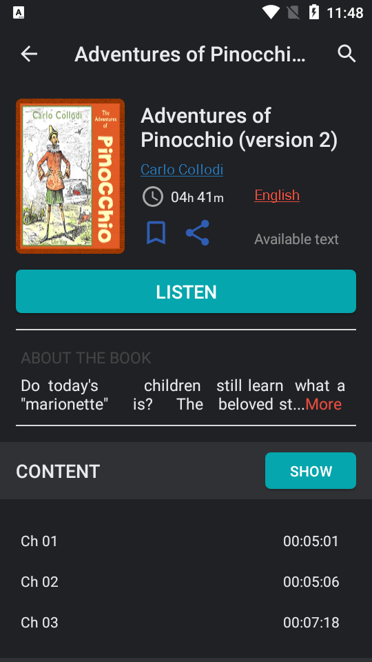 有声读物(Audio Book Librivox)专业解锁版2.8.1最新版