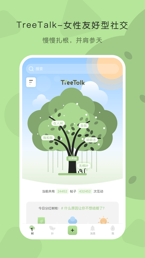 TreeTalk app