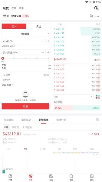 fcoin交易所网站中文版v1.0