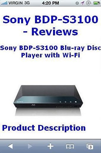 BDPS3100 Bluray Player R...