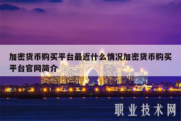 加密货币购买平台最近什么情况加密货币购买平台官网简介-第1张图片-binance下载