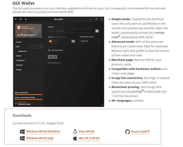 门罗币(MONERO)钱包生成超详细教程-第2张图片-binance下载