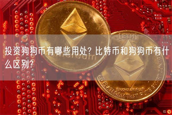 投资狗狗币有哪些用处? 比特币和狗狗币有什么区别?-第1张图片-欧意下载
