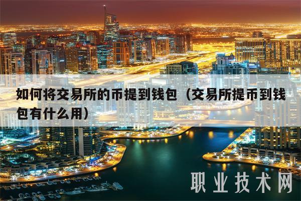如何将交易所的币提到钱包（交易所提币到钱包有什么用-第1张图片-binance下载