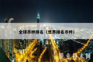 全球币种排名（世界排名币种