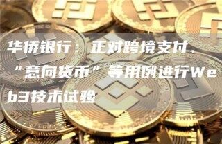 华侨银行：正对跨境支付、“意向货币”等用例进行Web3技术试验