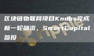 区块链物联网项目Knobs完成新一轮融资，SmartCapital参投
